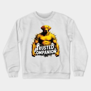 Yellow Labrador Retriever - Trusted Companion Crewneck Sweatshirt